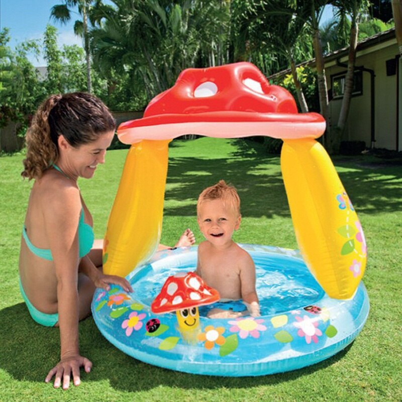 Piscina Inflável para Bebes Cogumelo Encantado