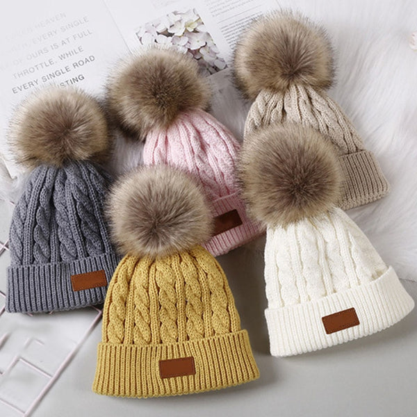 PomPom Gorros de Inverno